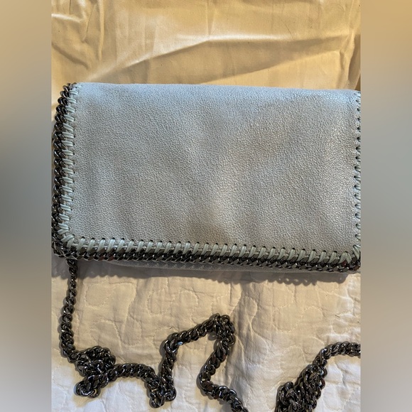 ✨Host Pick ✨CTELLA MCCARTNEY Shaggy Deer Falabella Crossbody Bag Duck Blue - Picture 12 of 16